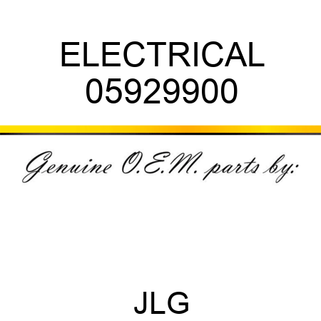 ELECTRICAL 05929900