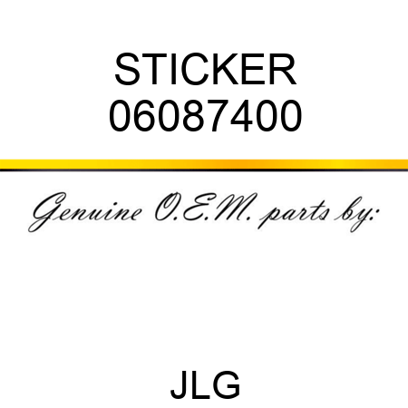 STICKER 06087400