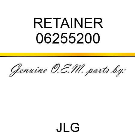 RETAINER 06255200