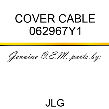 COVER CABLE 062967Y1