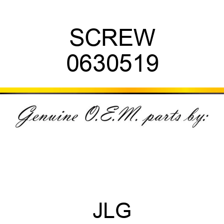 SCREW 0630519