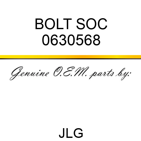 BOLT SOC 0630568