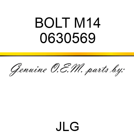 BOLT M14 0630569