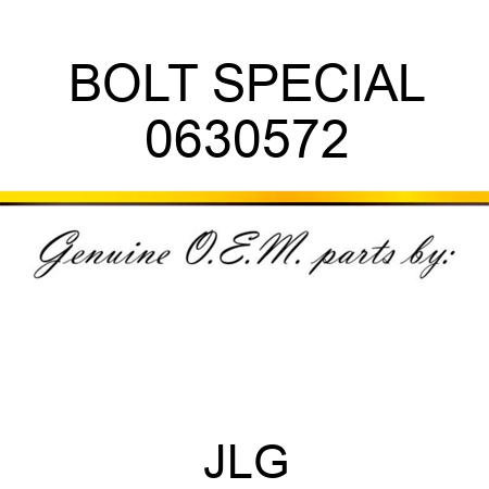 BOLT SPECIAL 0630572