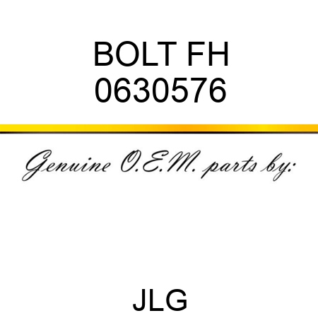 BOLT FH 0630576