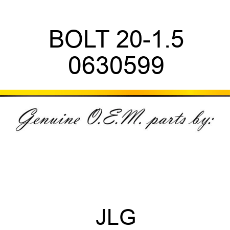 BOLT 20-1.5 0630599