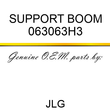 SUPPORT BOOM 063063H3