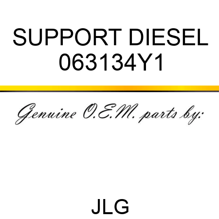 SUPPORT DIESEL 063134Y1