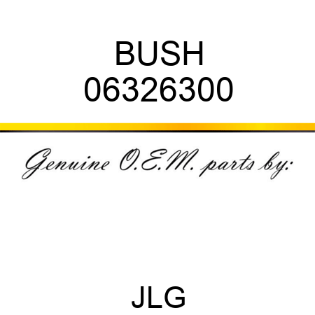 BUSH 06326300