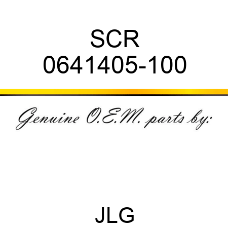 SCR 0641405-100