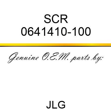 SCR 0641410-100