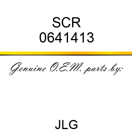 SCR 0641413