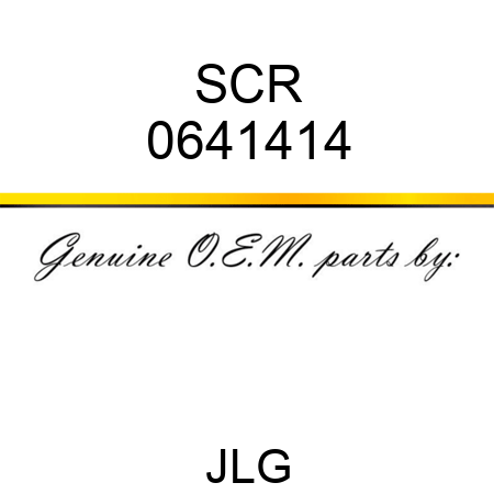 SCR 0641414