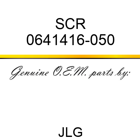 SCR 0641416-050