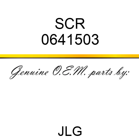 SCR 0641503