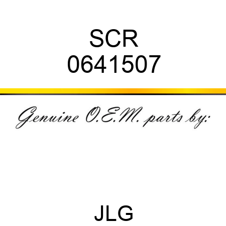 SCR 0641507