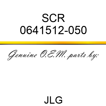 SCR 0641512-050