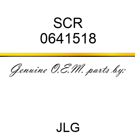 SCR 0641518