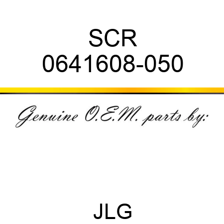 SCR 0641608-050