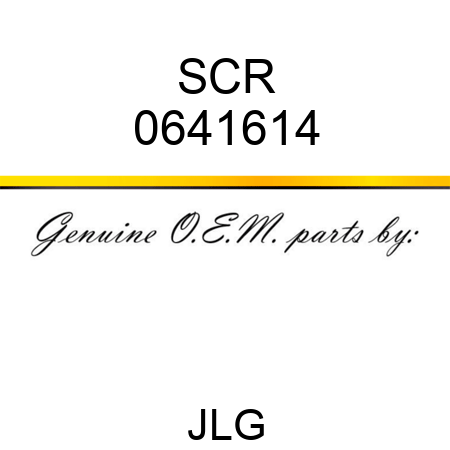 SCR 0641614