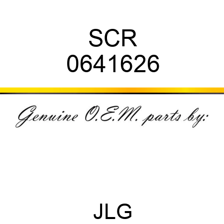 SCR 0641626