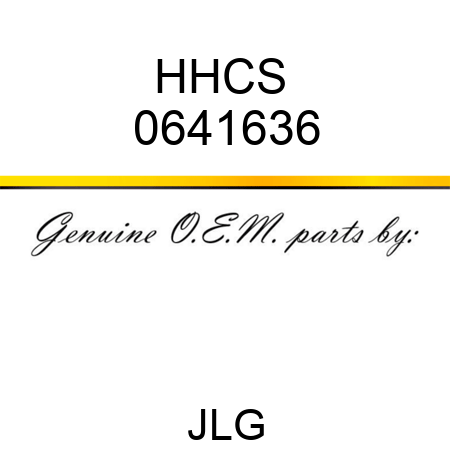 HHCS  0641636