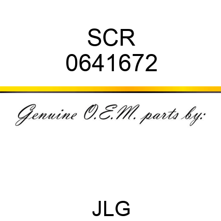 SCR 0641672