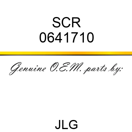 SCR 0641710