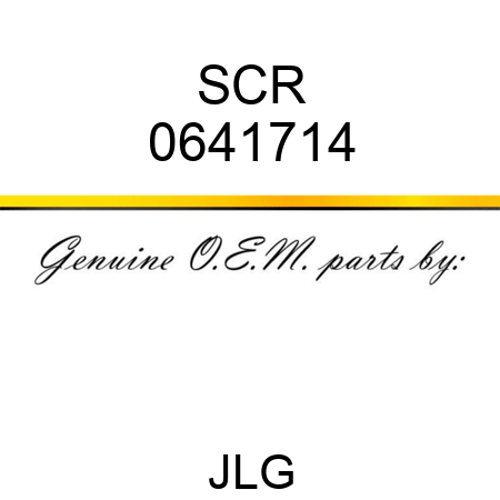 SCR 0641714