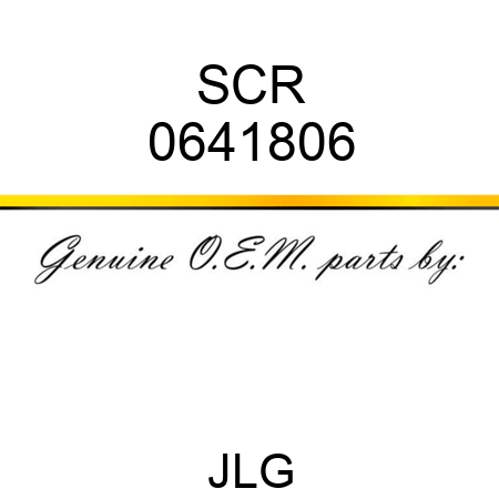 SCR 0641806