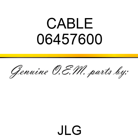 CABLE 06457600