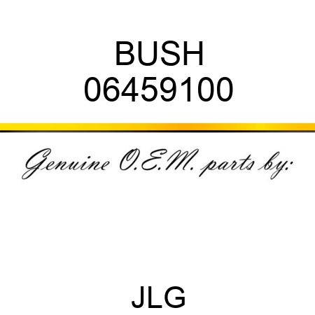 BUSH 06459100