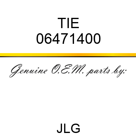 TIE 06471400