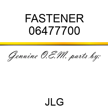 FASTENER 06477700