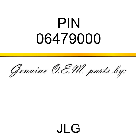 PIN 06479000