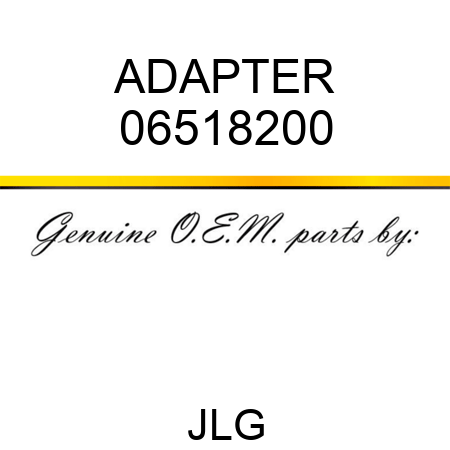 ADAPTER 06518200