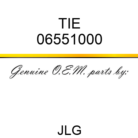 TIE 06551000