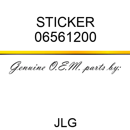 STICKER 06561200