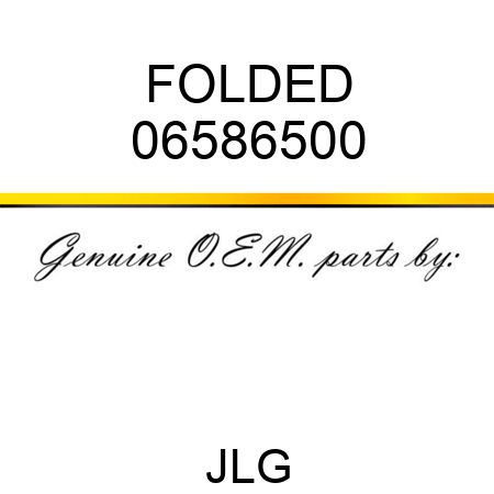 FOLDED 06586500