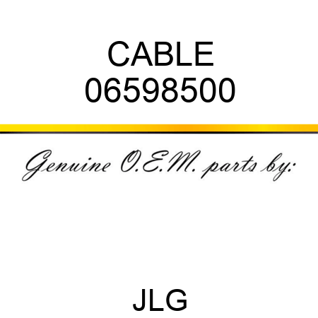 CABLE 06598500