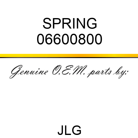 SPRING 06600800