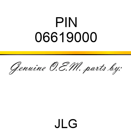 PIN 06619000