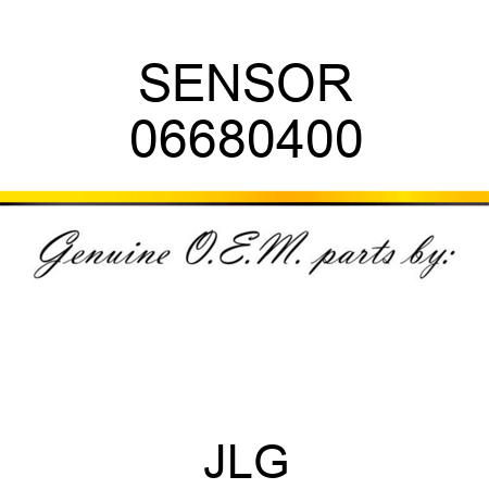 SENSOR 06680400