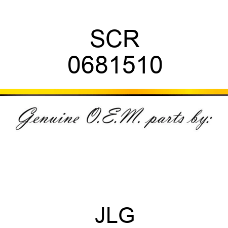 SCR 0681510