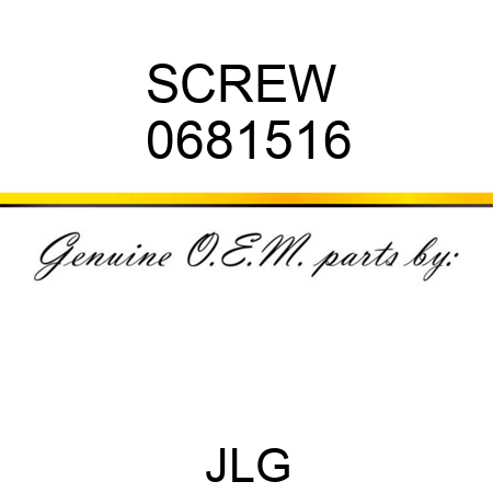 SCREW  0681516