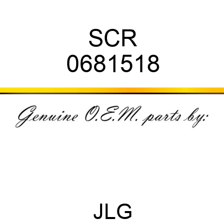 SCR 0681518