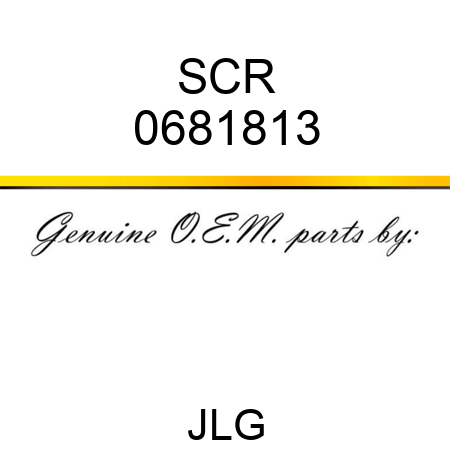 SCR 0681813