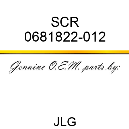 SCR 0681822-012