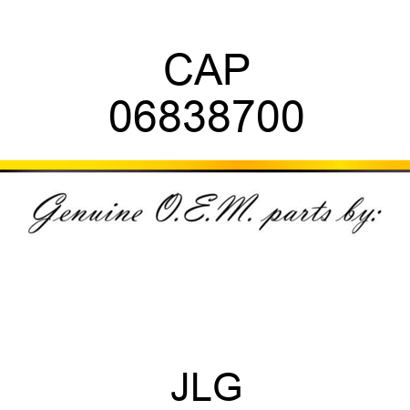 CAP 06838700