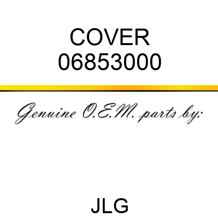 COVER 06853000